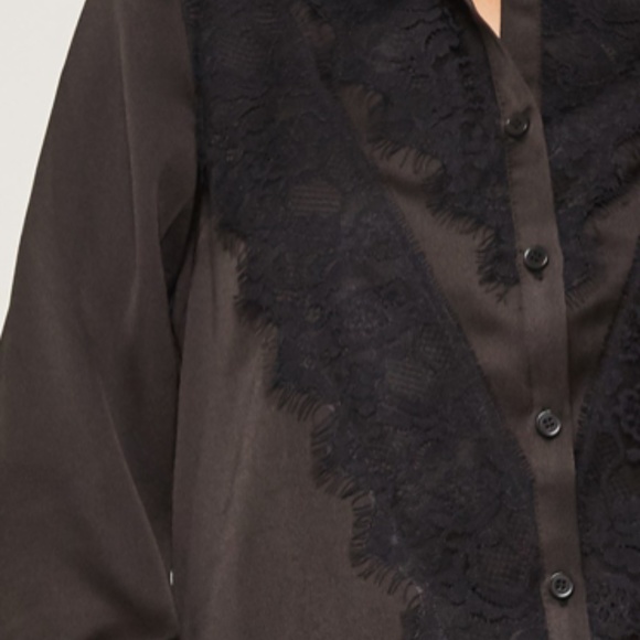 Black Lace Blouse - Picture 4 of 4